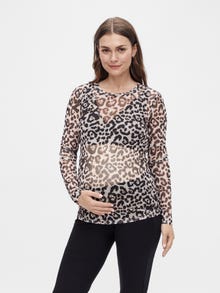 MAMA.LICIOUS Tops Corte regular Cuello redondo -Oatmeal - 20017618