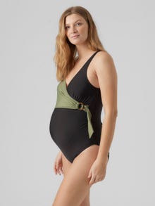 MAMA.LICIOUS Maternity-swimsuit -Loden Green - 20017625