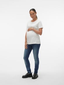 MAMA.LICIOUS Slim fit Extra hight waist Jeans -Medium Blue Denim - 20017695