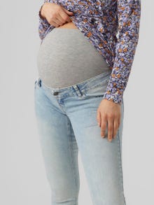 MAMA.LICIOUS Maternity-jeans -Light Blue Denim - 20017757