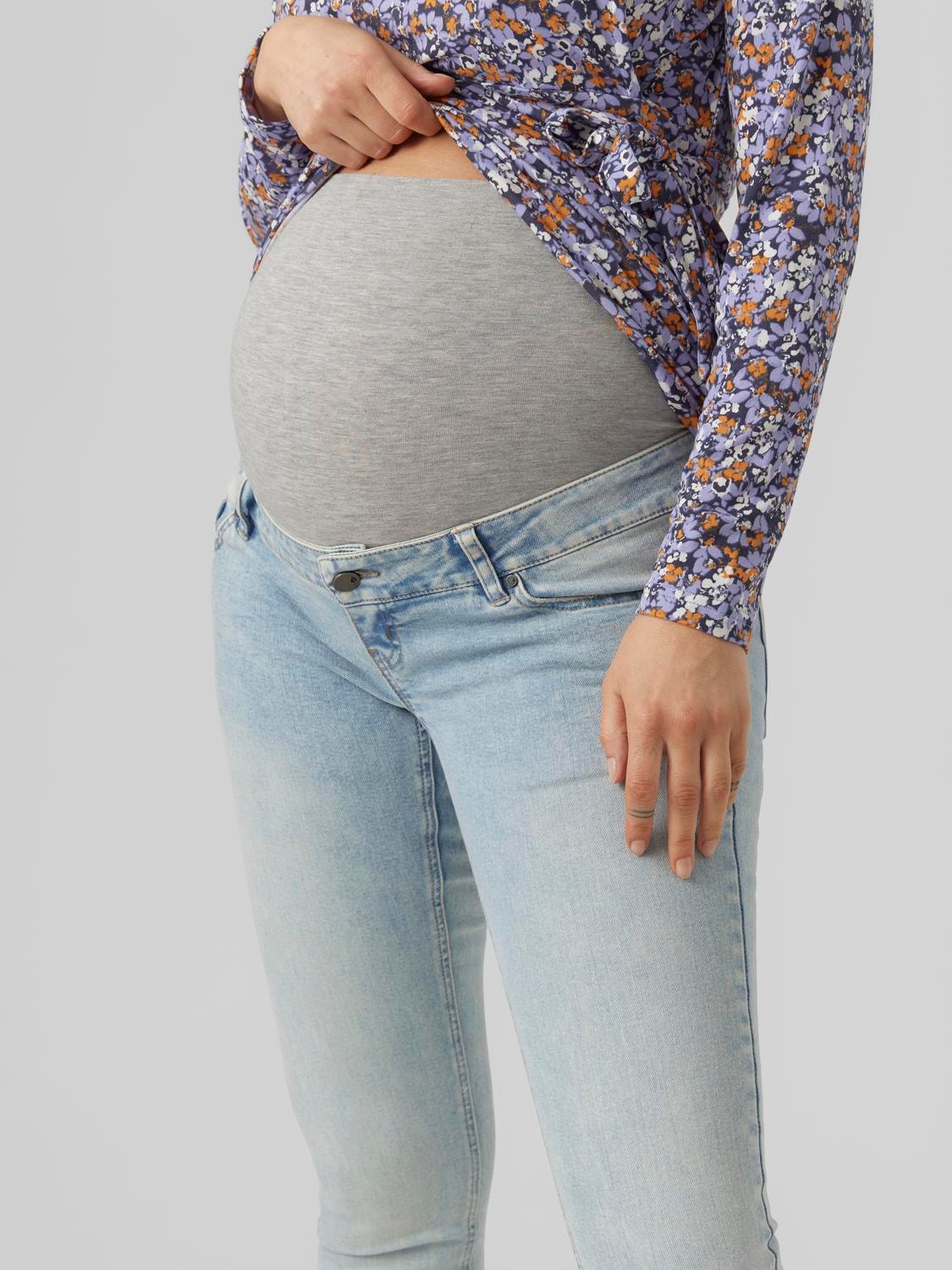 MAMA.LICIOUS Maternity-jeans -Light Blue Denim - 20017757