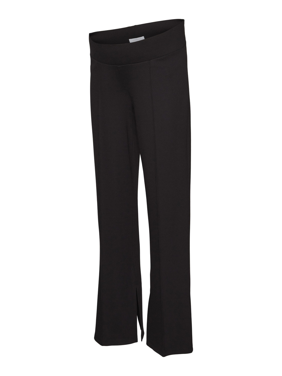 MAMA.LICIOUS Pantalons Loose Fit Fentes latérales -Black - 20017773