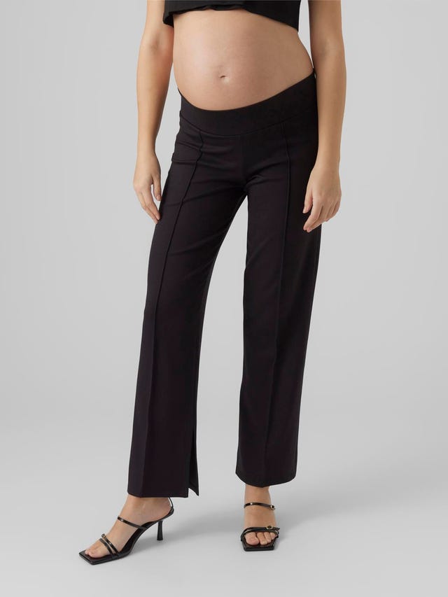 MAMA.LICIOUS Loose Fit Side slits Trousers - 20017773