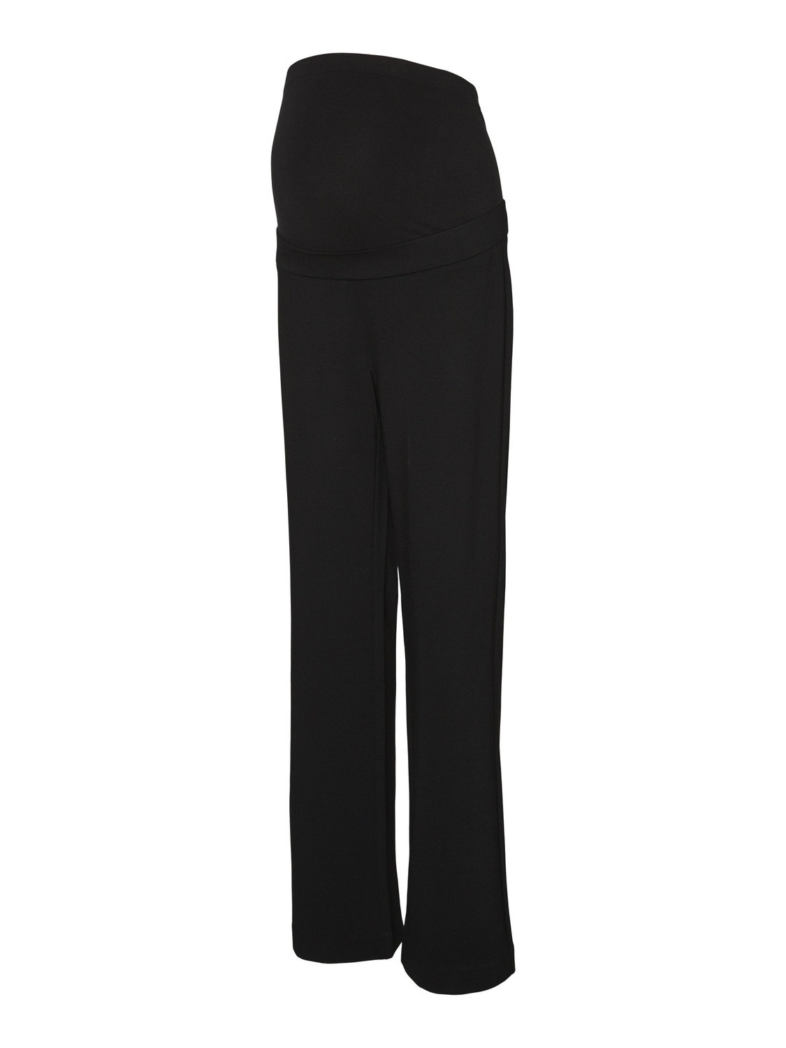 MAMA.LICIOUS Slim Straight Fit Trousers -Black - 20017775