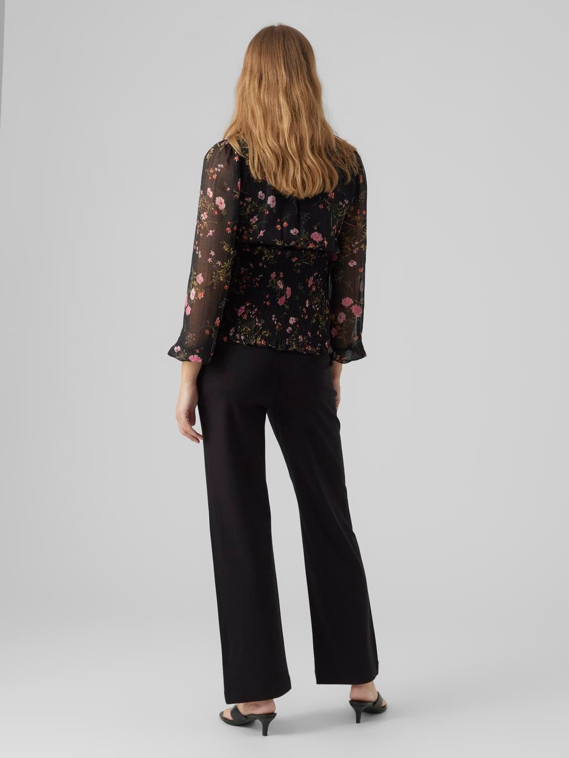 MAMA.LICIOUS Pantaloni Slim Straight Fit -Black - 20017775