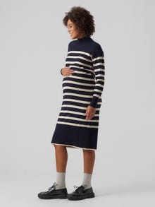 MAMA.LICIOUS Knitted maternity-dress -Navy Blazer - 20017788