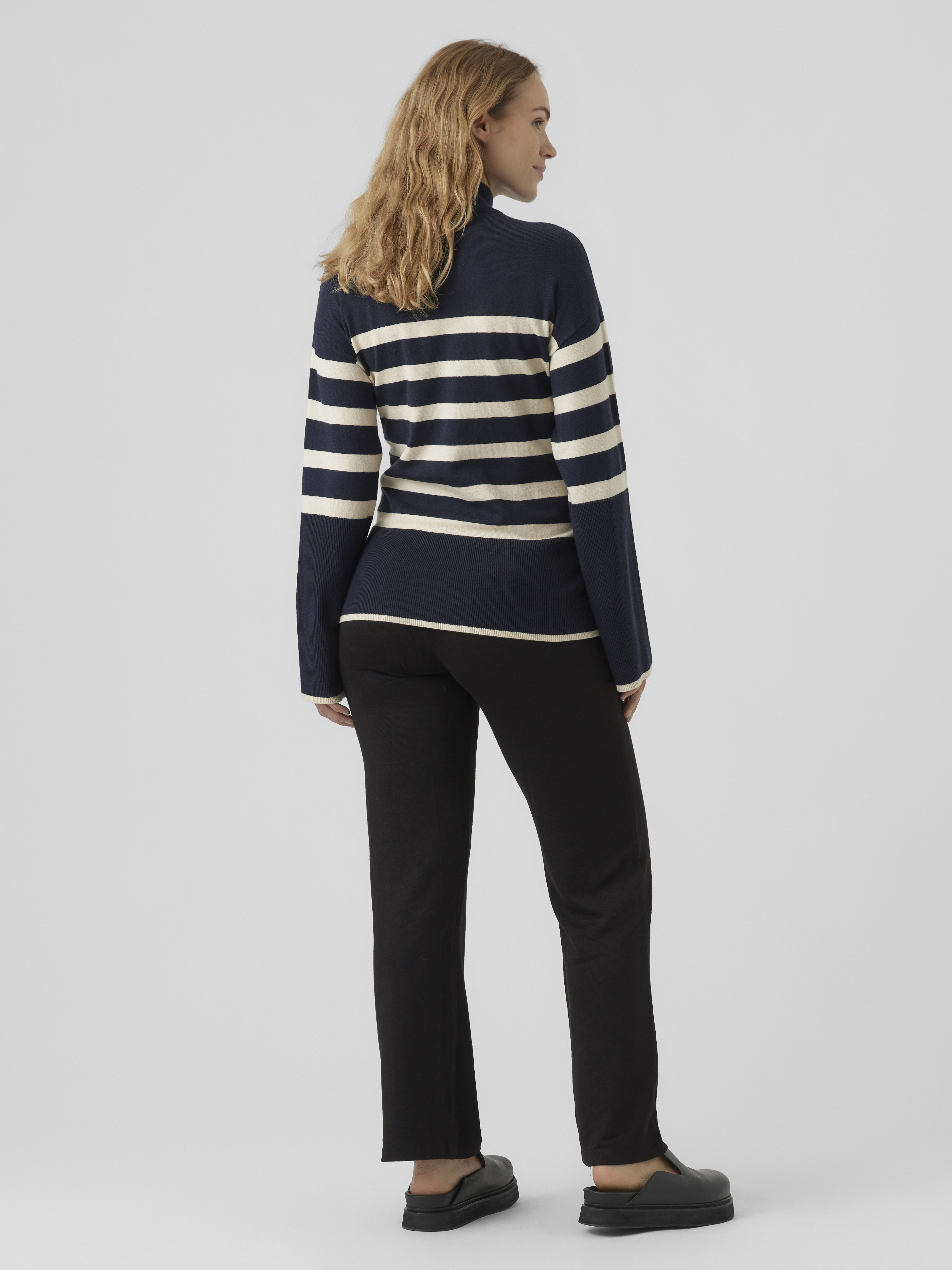 MAMA.LICIOUS Knitted maternity-pullover -Navy Blazer - 20017791