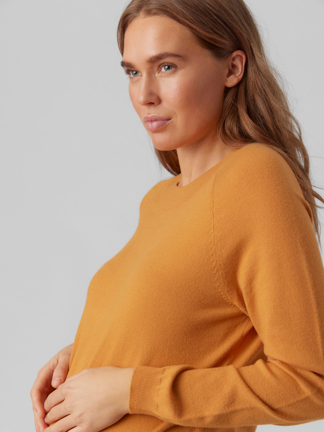 MAMA.LICIOUS Knitted maternity-pullover -Nugget - 20017795