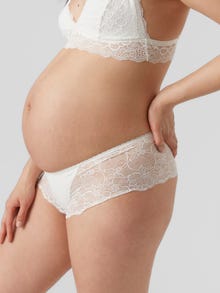 MAMA.LICIOUS 2-pack maternity-briefs -Snow White - 20017836