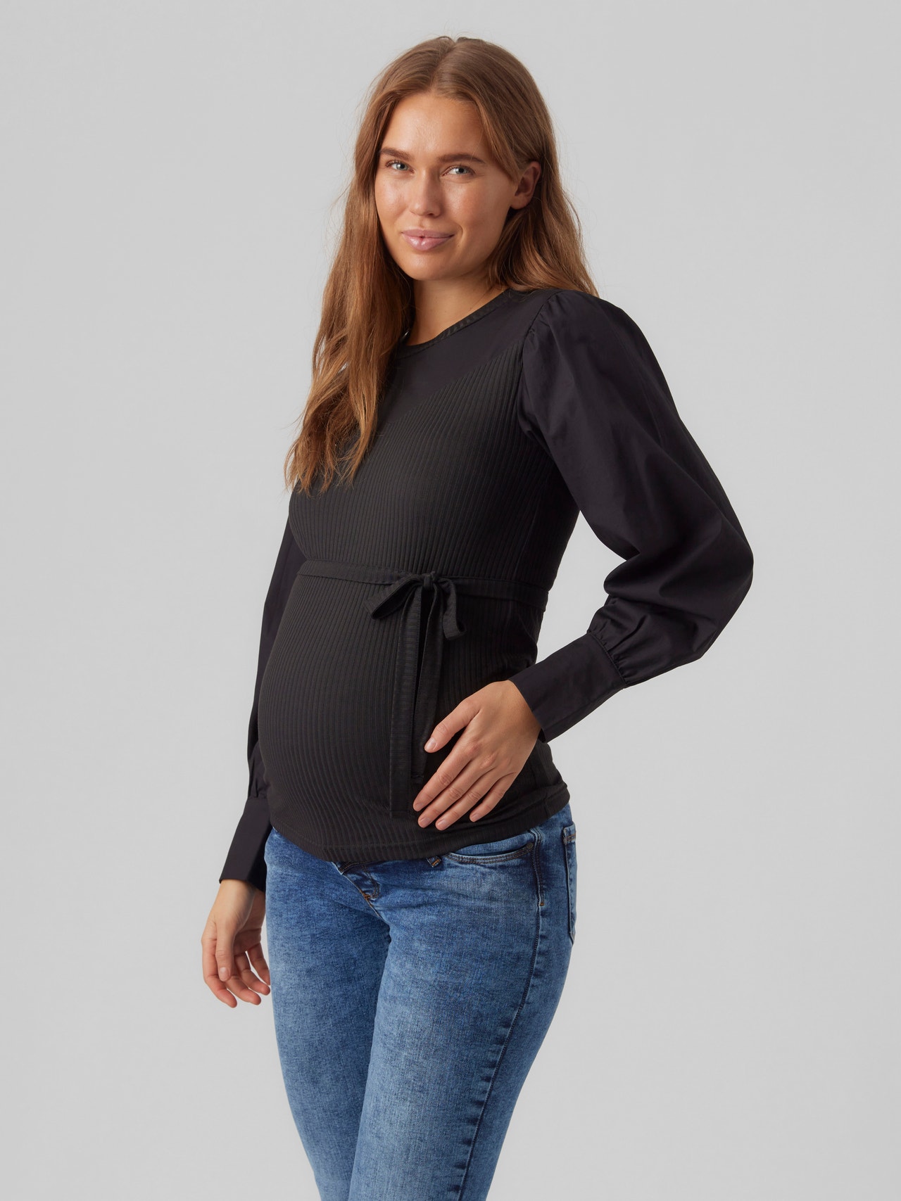 MAMA.LICIOUS Maternity-top  -Black - 20017838