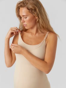 MAMA.LICIOUS MLHEAL Robe de Maternité -Mellow Buff - 20017858