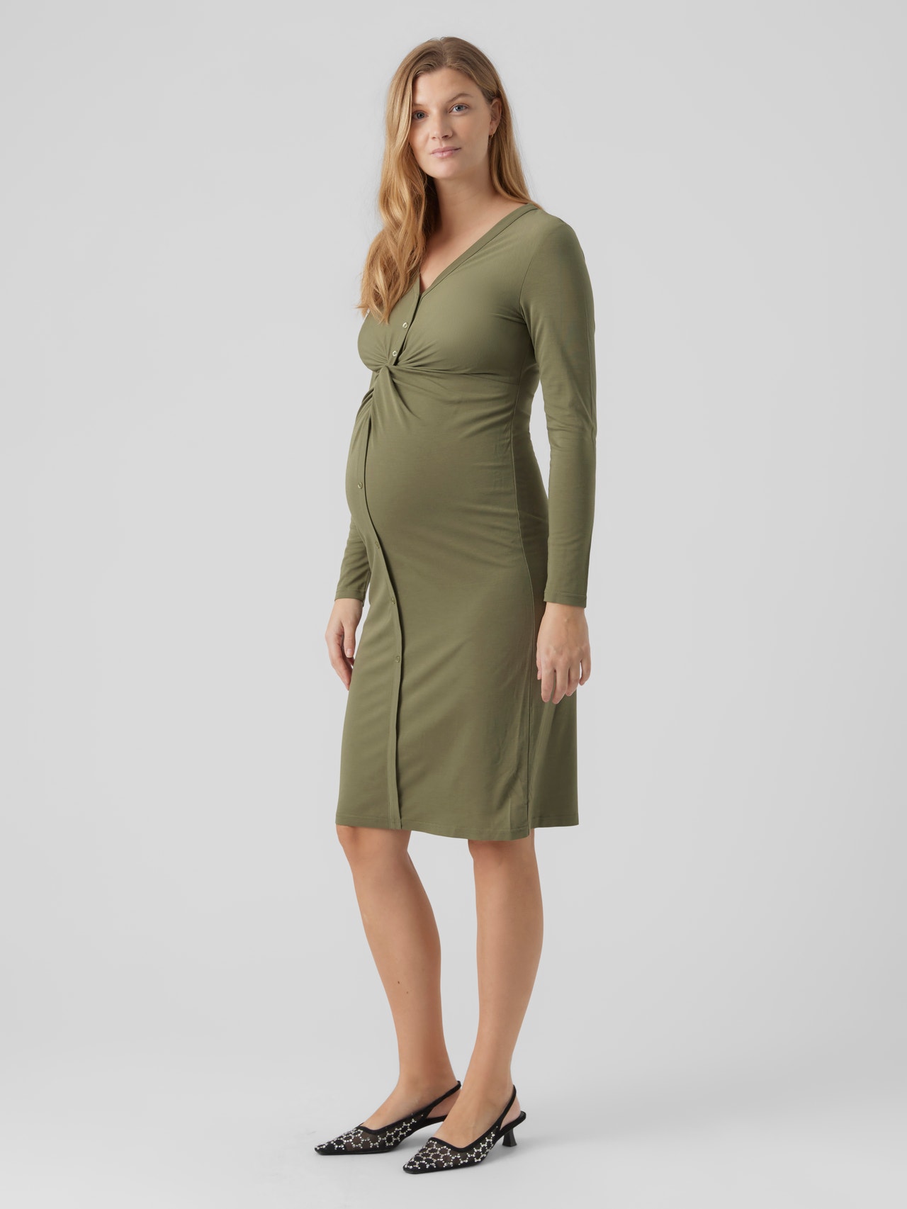 MAMA.LICIOUS Maternity-dress -Four Leaf Clover - 20017911