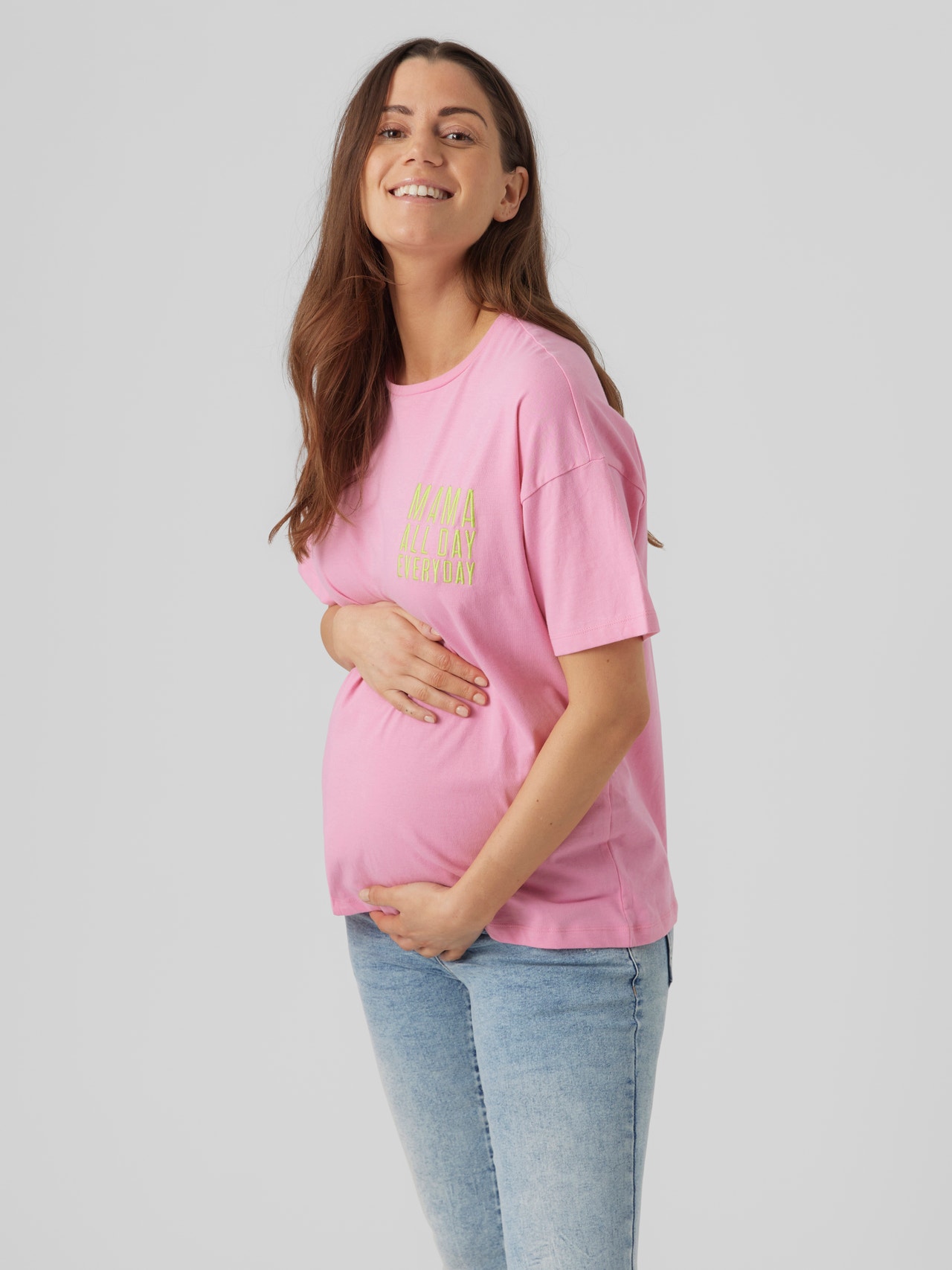 MAMA.LICIOUS Maternity-t-shirt  -Sachet Pink - 20017922