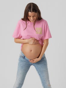 MAMA.LICIOUS Maternity-t-shirt  -Sachet Pink - 20017922