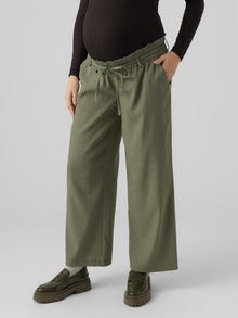 MAMA.LICIOUS Pantaloni Regular Fit Vita normale -Four Leaf Clover - 20017931