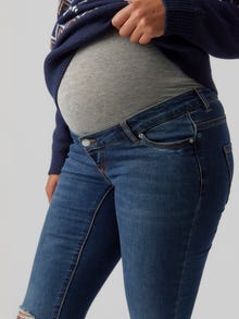 MAMA.LICIOUS Maternity-jeans -Medium Blue Denim - 20017992