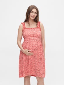 MAMA.LICIOUS Mamma-kjole -High Risk Red - 20018002