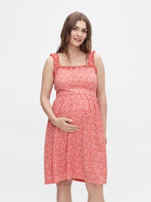 MAMA.LICIOUS MLBELLA Umstandskleid -High Risk Red - 20018002
