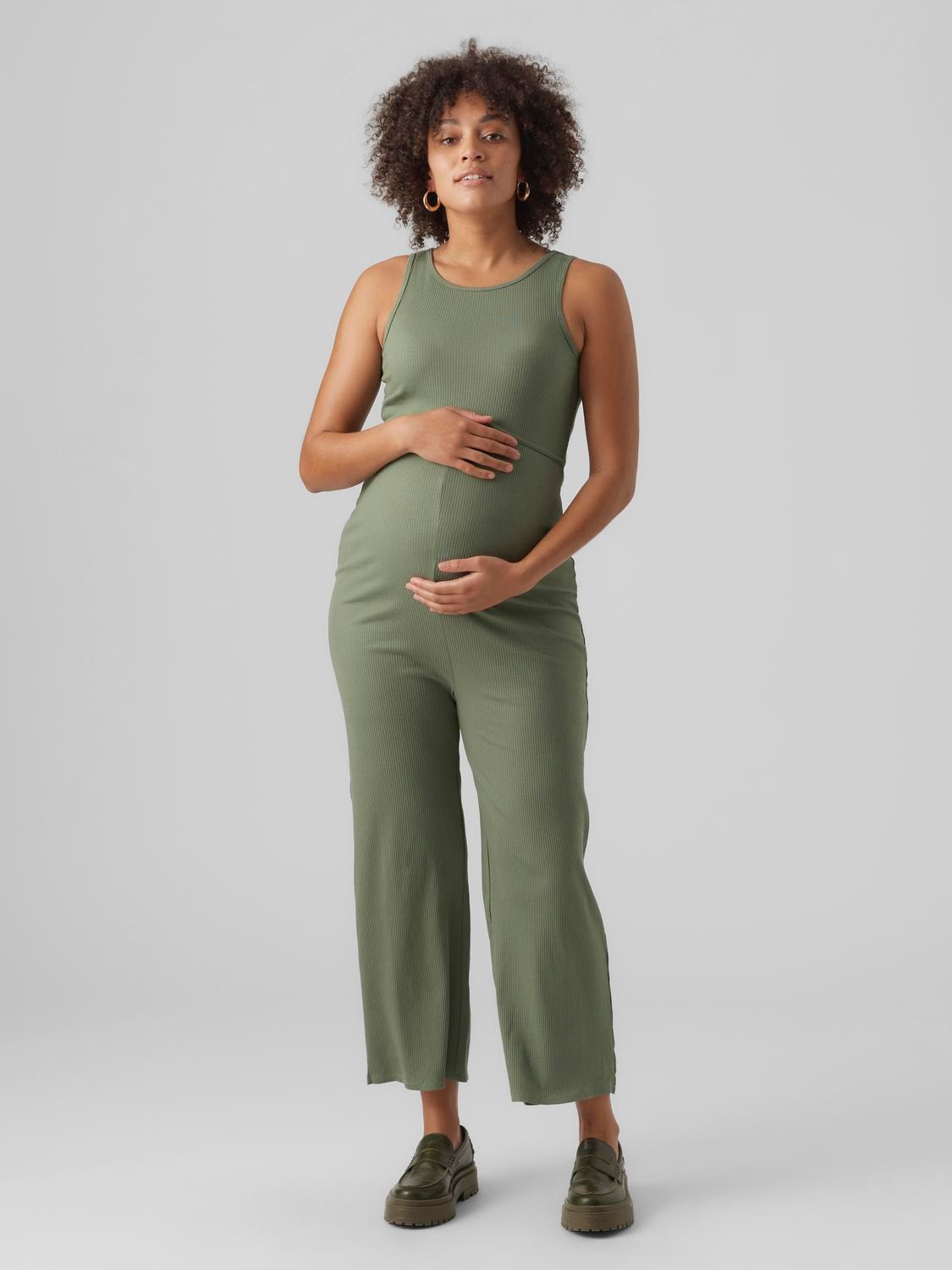 MAMA.LICIOUS Umstands-jumpsuit -Sea Spray - 20018149