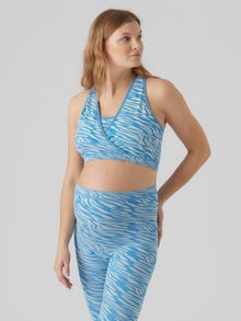 MAMA.LICIOUS Maternity-sports bra -Azure Blue - 20018172