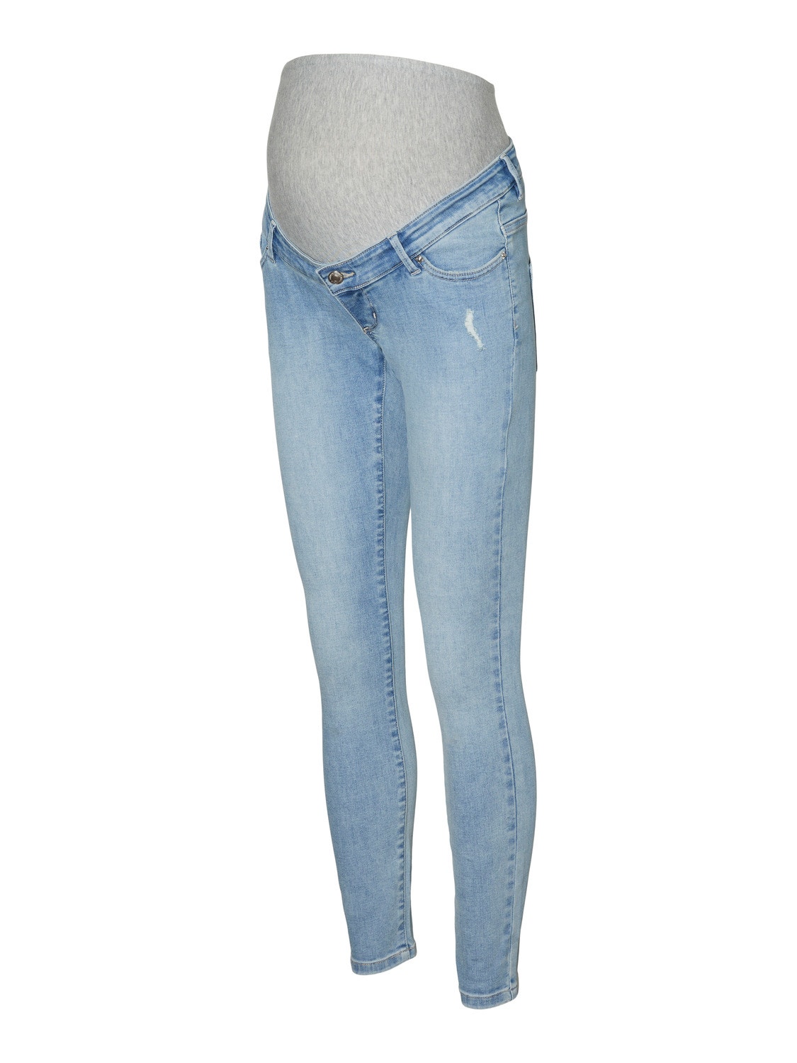 MAMA.LICIOUS Krój skinny Jeans -Light Blue Denim - 20018187