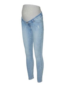 MAMA.LICIOUS Krój skinny Jeans -Light Blue Denim - 20018187