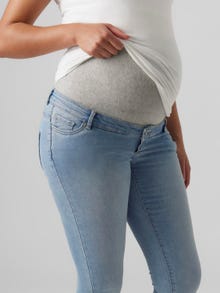 Light Wash Maternity Jeans - Sexy Mama Maternity