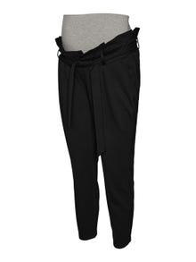 MAMA.LICIOUS Loose Fit Trousers -Black - 20018194