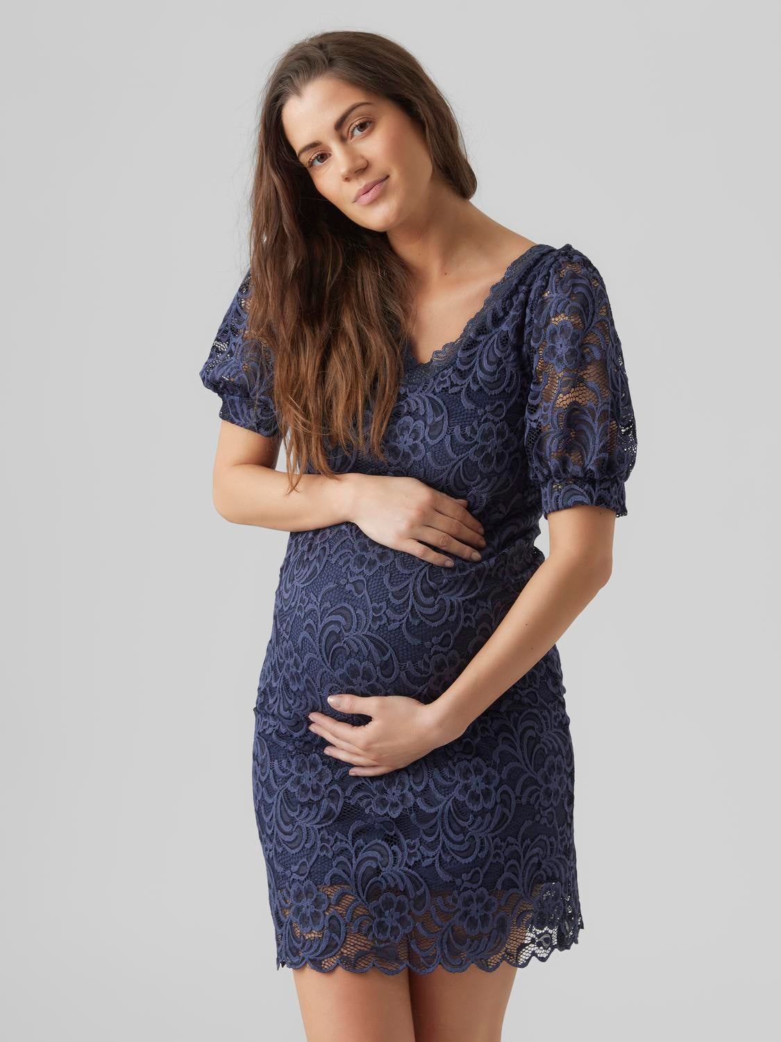 Maternity dress outlet blues navy