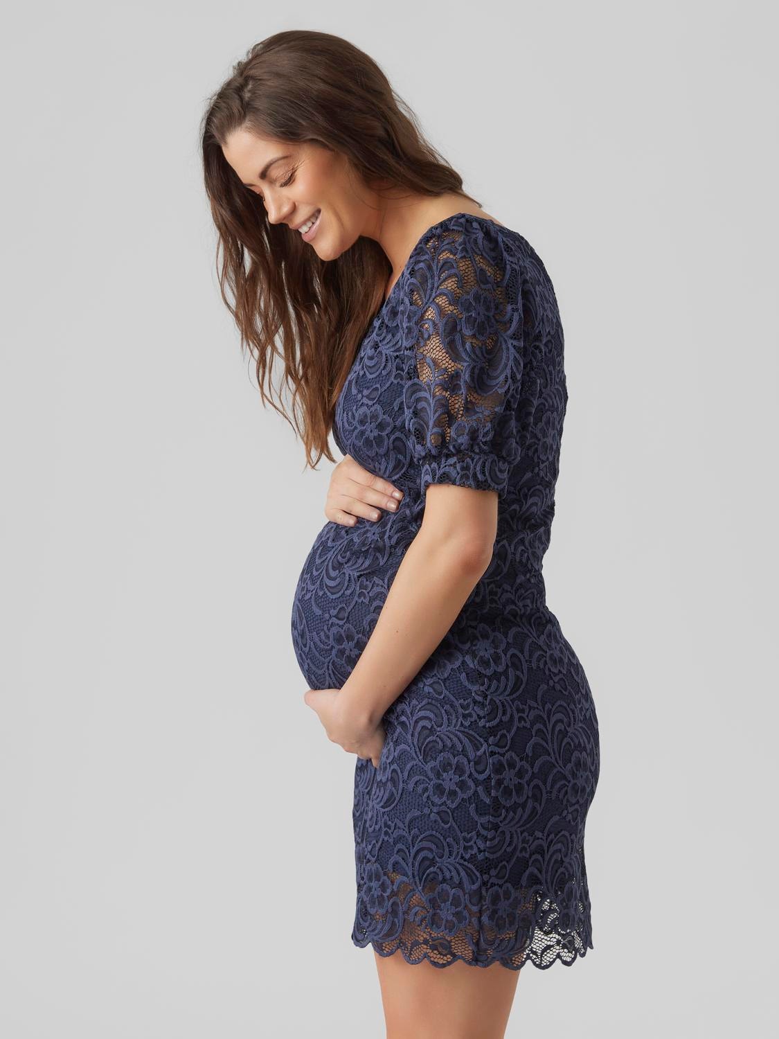 Maternity-dress, Dark Blue