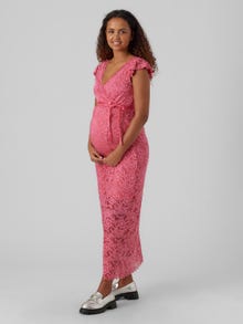 MAMA.LICIOUS Maternity-dress -Sangria Sunset - 20018206