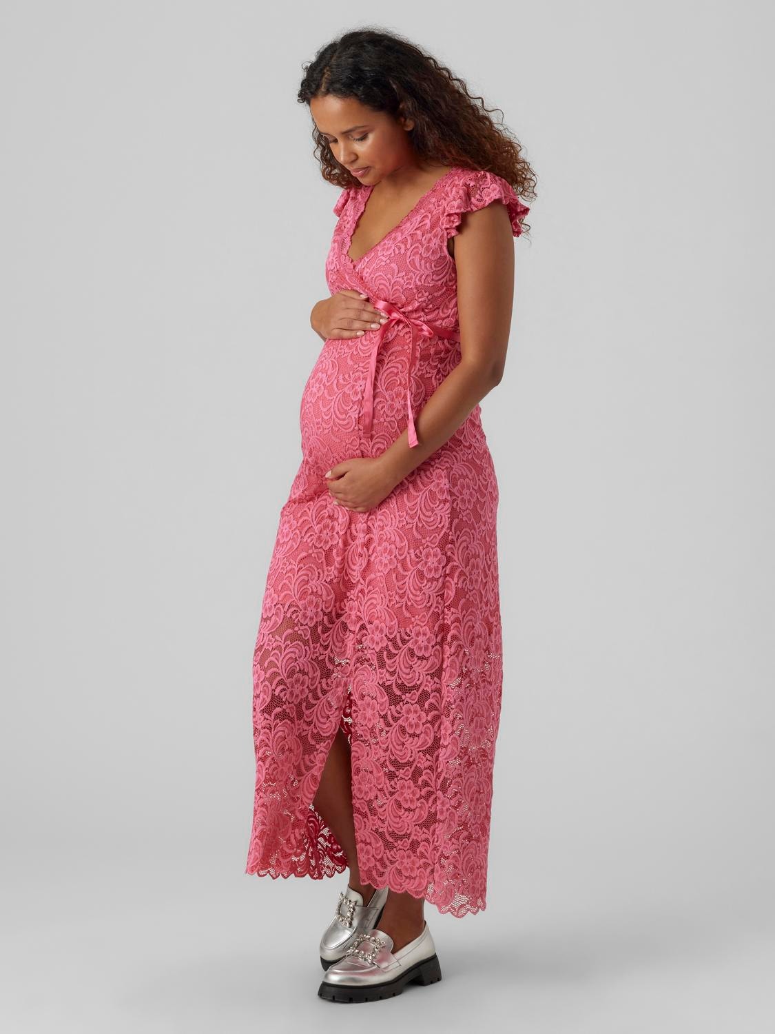 MAMA.LICIOUS Maternity-dress -Sangria Sunset - 20018206
