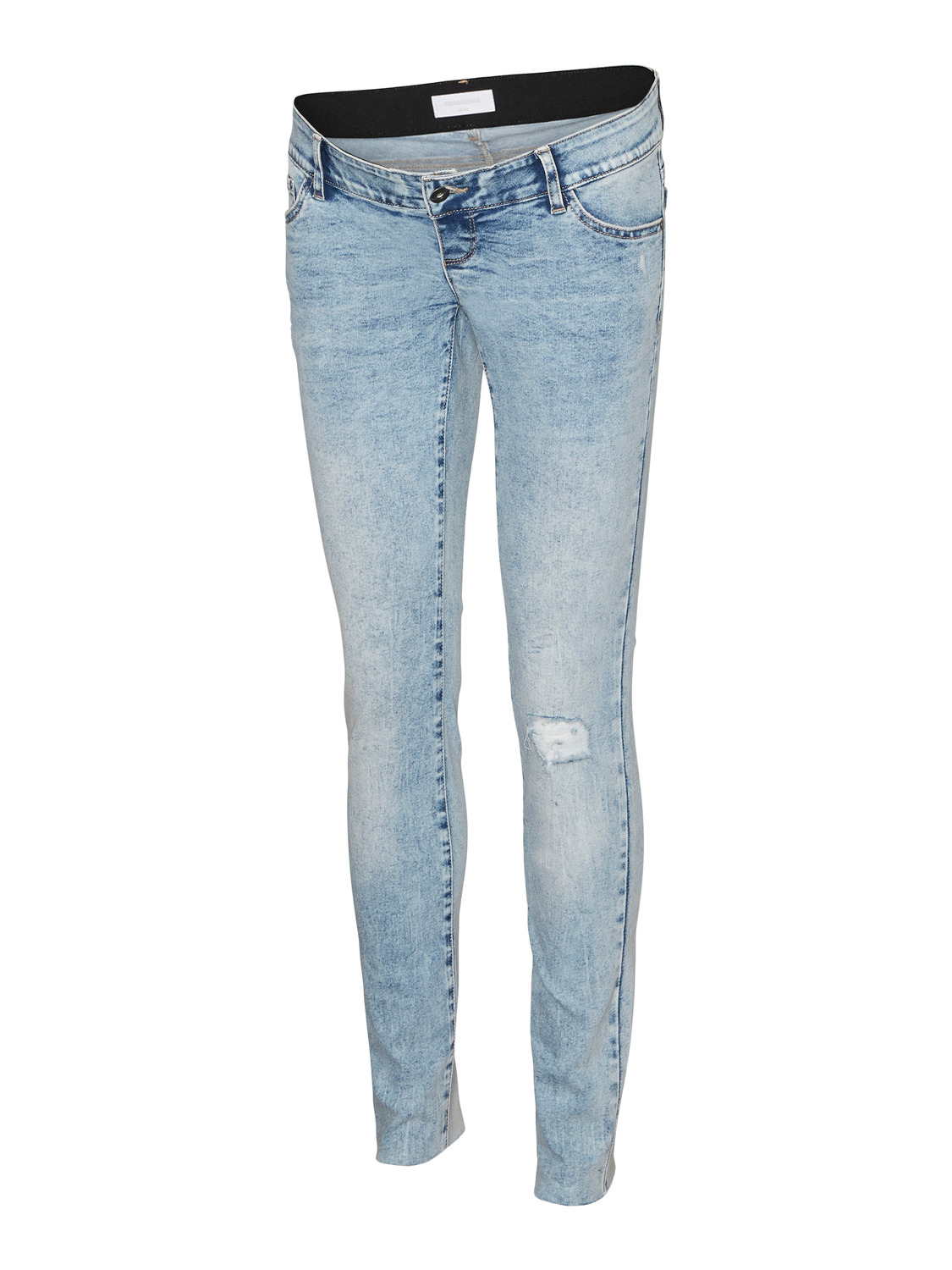 MAMA.LICIOUS Slim Fit Low waist Jeans -Light Blue Denim - 20018220