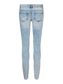 MAMA.LICIOUS Jeans Slim Fit Vita bassa -Light Blue Denim - 20018220