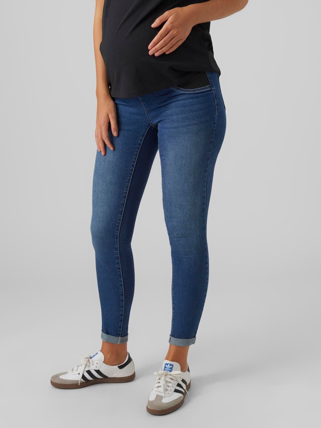 Buy Women Maternity Jeans Light Wash - Blue Online at Best Price |  Mothercare India