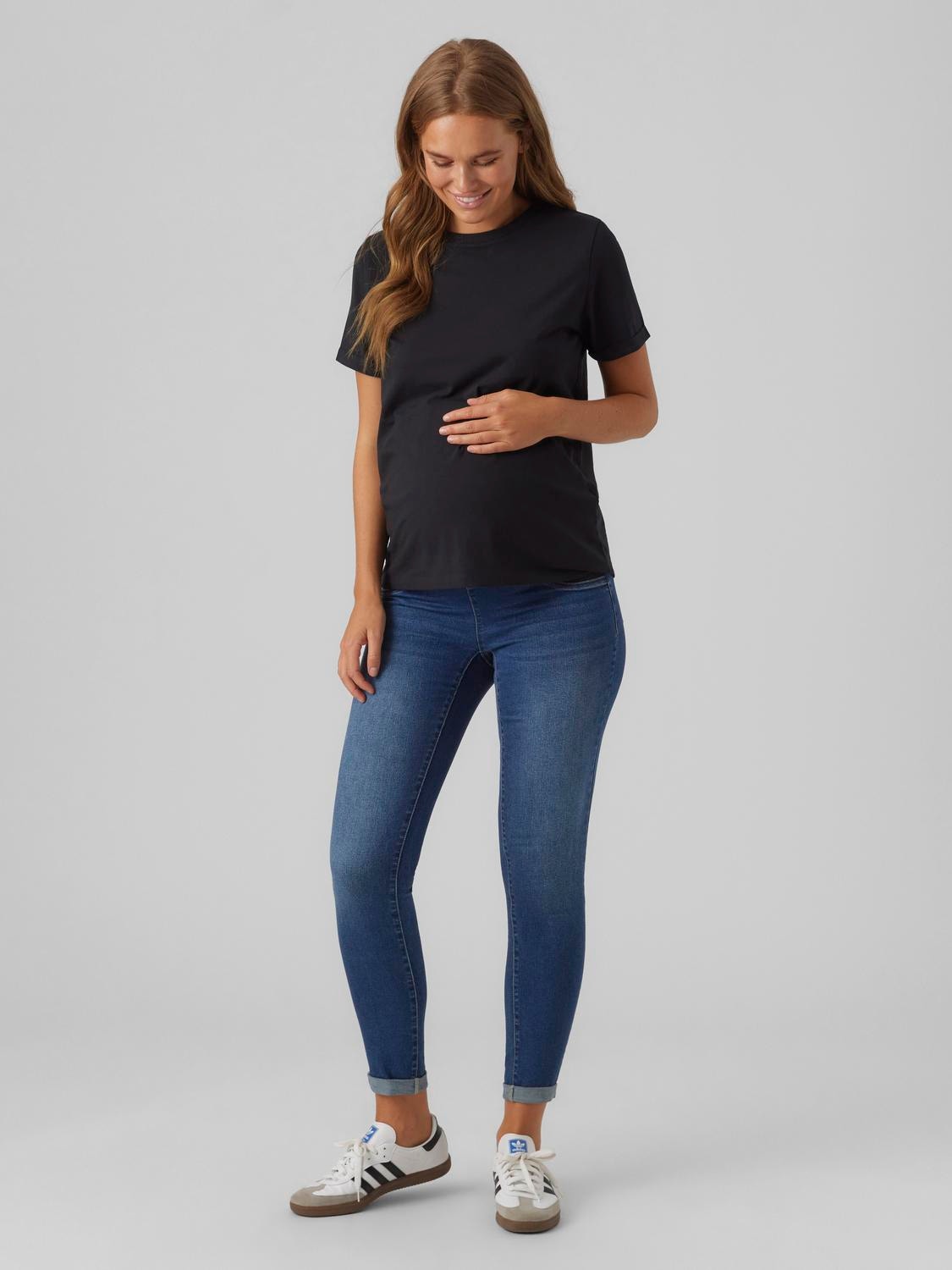 MAMA.LICIOUS Maternity-jeans -Medium Blue Denim - 20018268