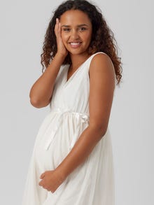 MAMA.LICIOUS MLMINA Maternity Dress -Snow White - 20018279