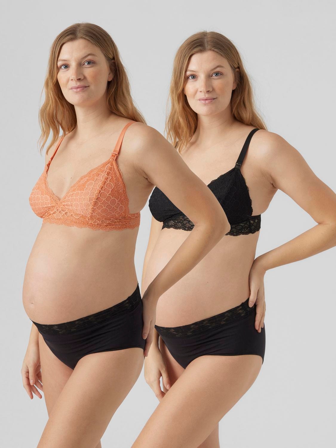 Maternity Soft-Knit High-Support Nursing Bra 2-Pack