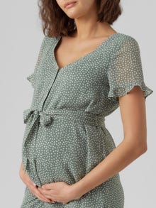 MAMA.LICIOUS Mamma-klänning -Chinois Green - 20018365
