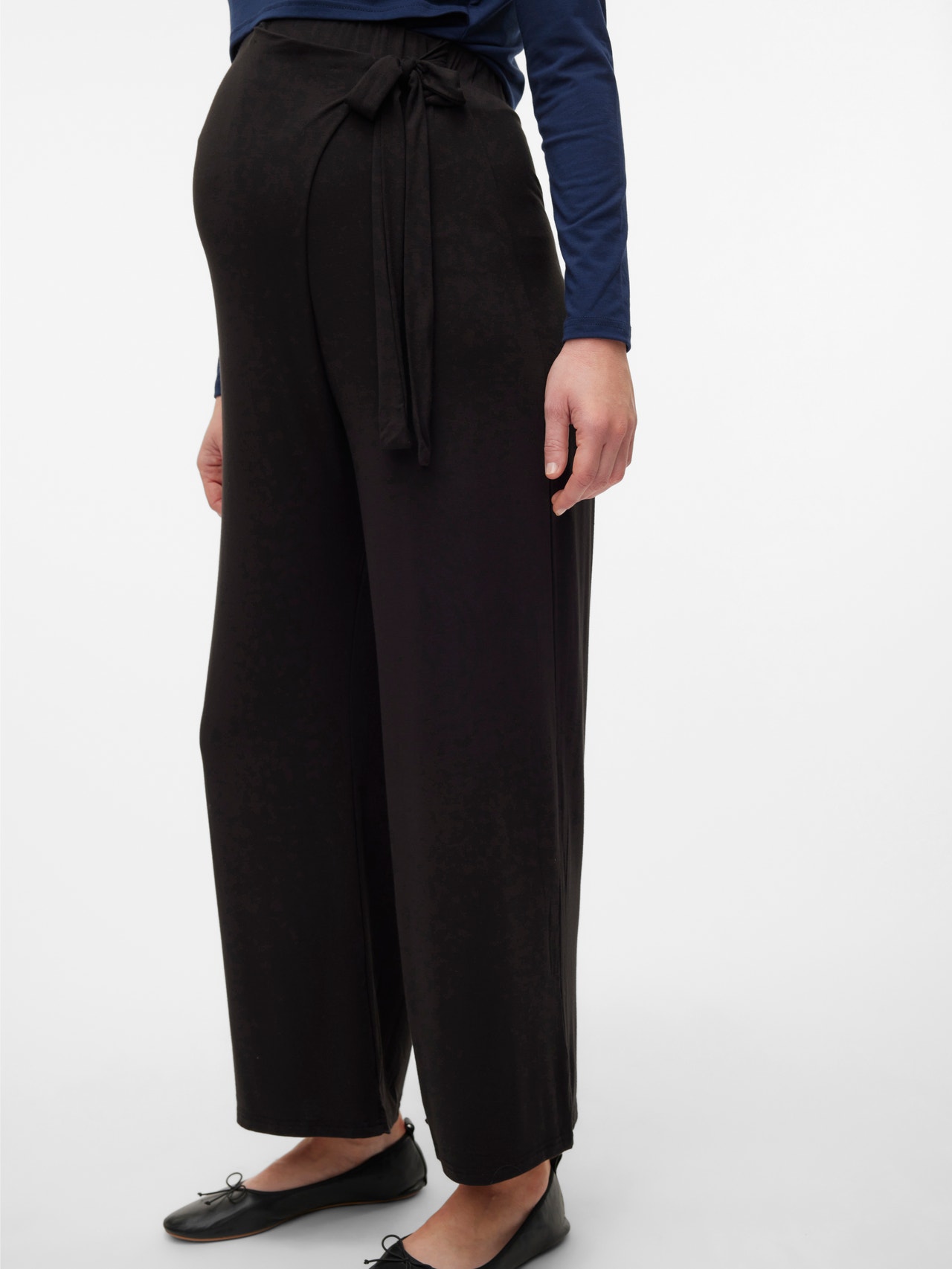 MAMA.LICIOUS Pantalons Regular Fit -Black - 20018384