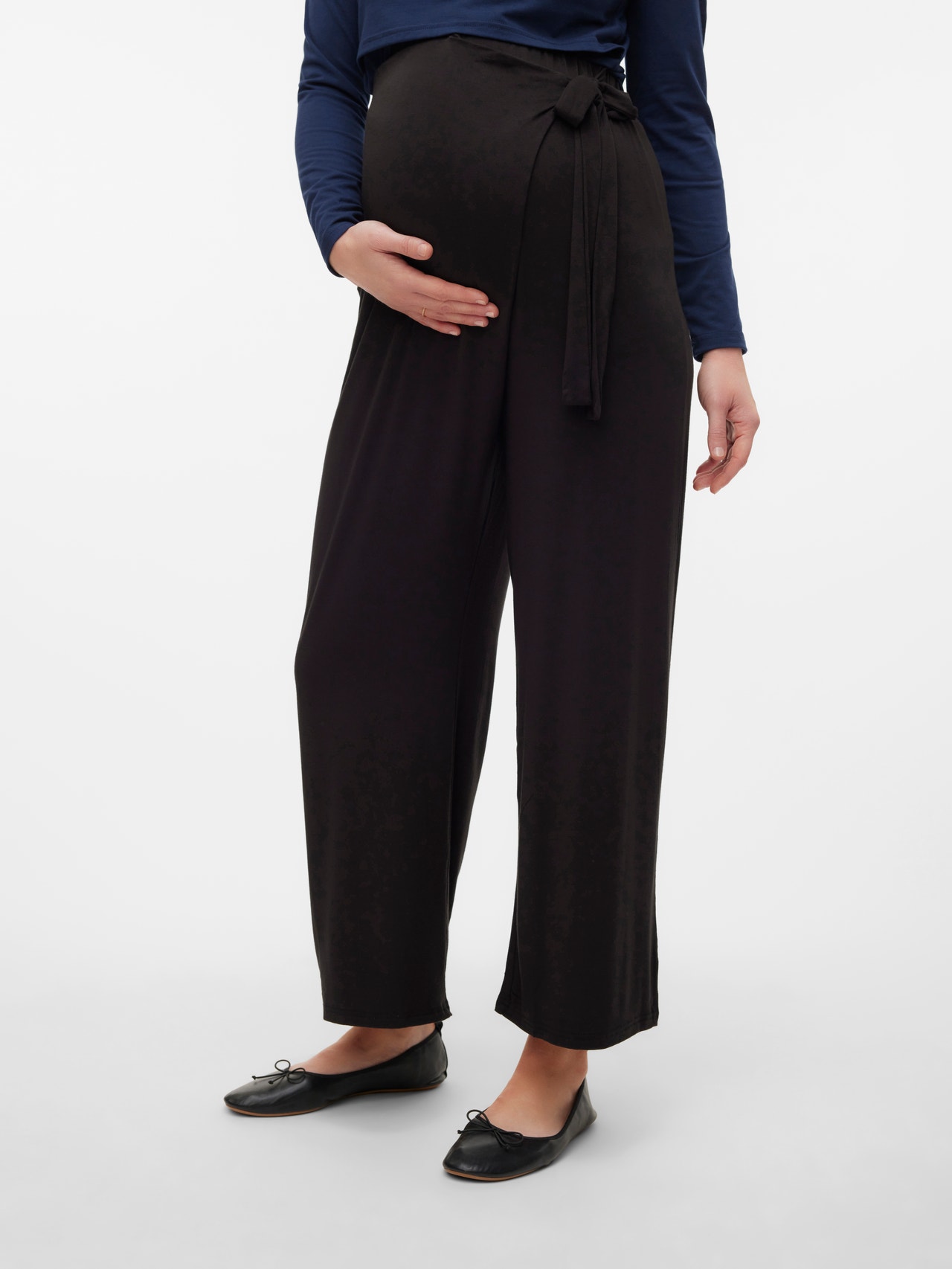 MAMA.LICIOUS Maternity-trousers -Black - 20018384