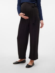MAMA.LICIOUS Pantalons Regular Fit -Black - 20018384