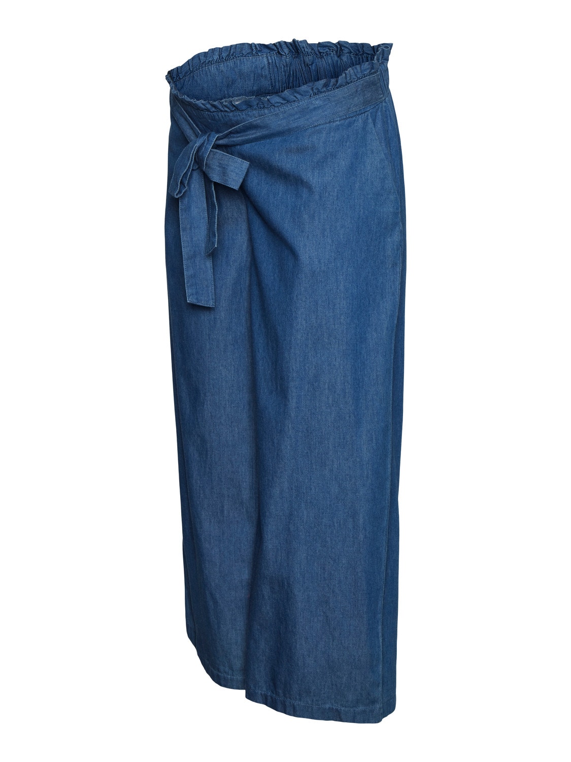 MAMA.LICIOUS Krój regularny Normalny stan Spodnie -Medium Blue Denim - 20018411