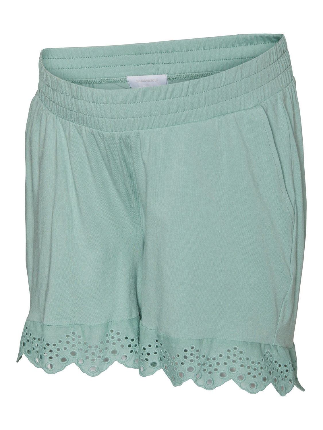 MAMA.LICIOUS Umstands-shorts -Granite Green - 20018421