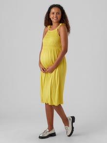 MAMA.LICIOUS Mamma-klänning -Vibrant Yellow - 20018443