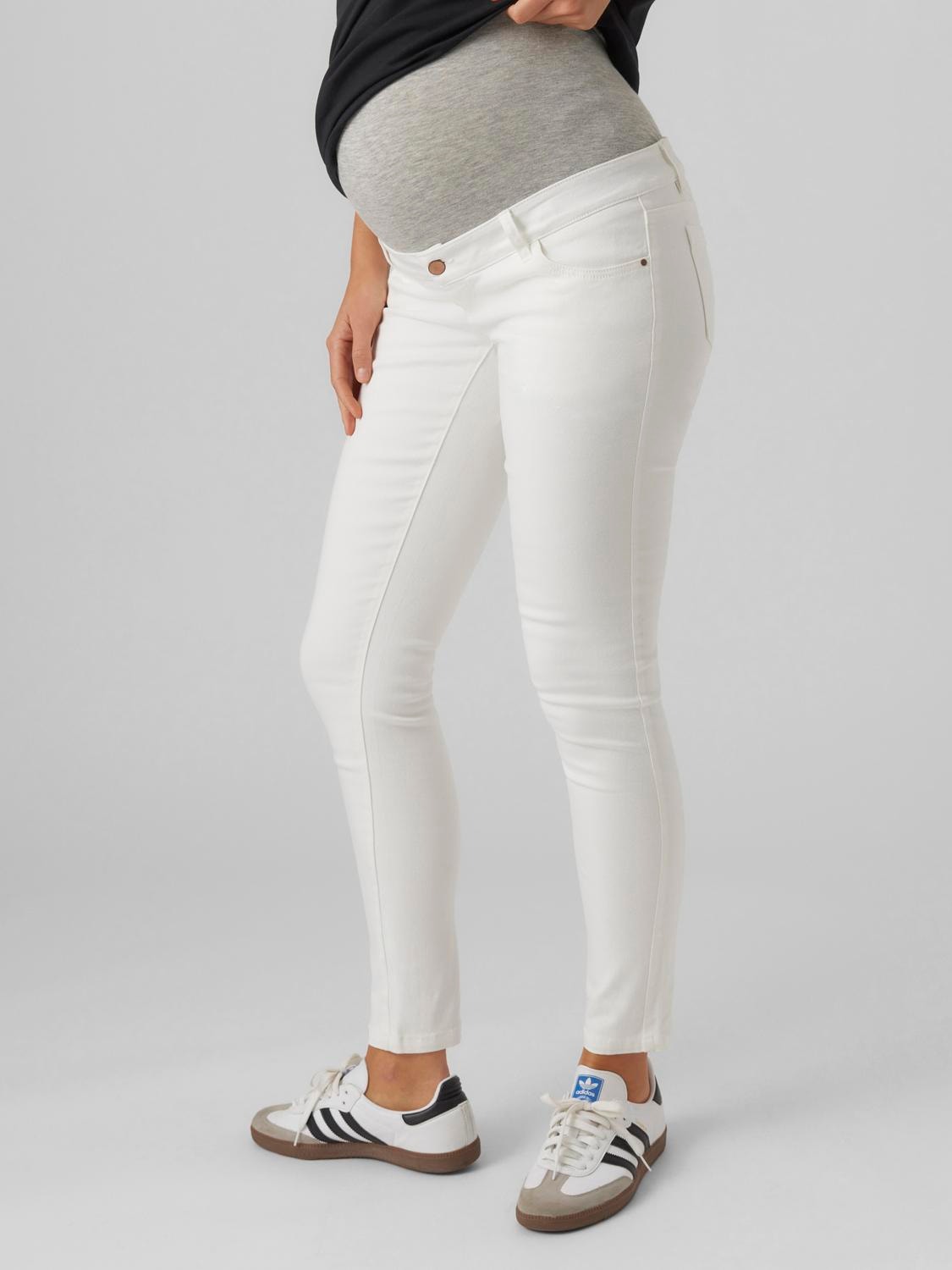 MAMA.LICIOUS Vente-jeans -White Denim - 20018485