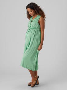 MAMA.LICIOUS Umstands-Kleid -Neptune Green - 20018522