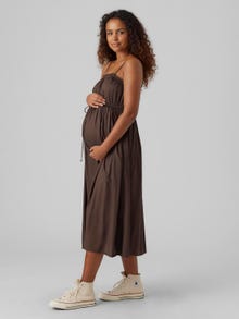 MAMA.LICIOUS Mamma-kjole -Seal Brown - 20018534