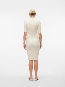 MAMA.LICIOUS Bodycon fit Poolo Mekot -Birch - 20018551