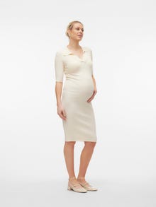 MAMA.LICIOUS Bodycon fit Poolo Mekot -Birch - 20018551